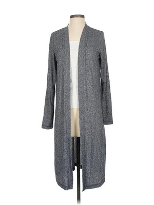 Cárdigan gris de algodón para mujer S Foto 1 de 4