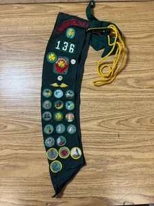 Vintage Lot Brownie Girl Scout Patches Pins und Schärpe um 1990/2000 Washington - Bild 1 von 10