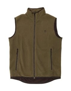 TIMBERLAND Mens Fleece Gilet UK 42 XL Green BF09 - Picture 1 of 3