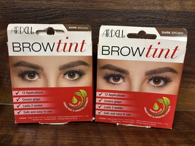 Lot Of 2 Ardell Brow Tint DARK BROWN 12 applications. - Image 1 of 2