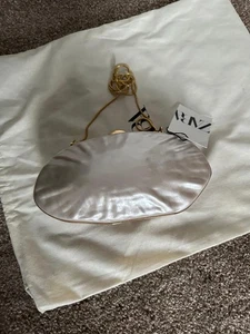 Zara PEARL-EFFECT CLUTCH BAG - Picture 1 of 4