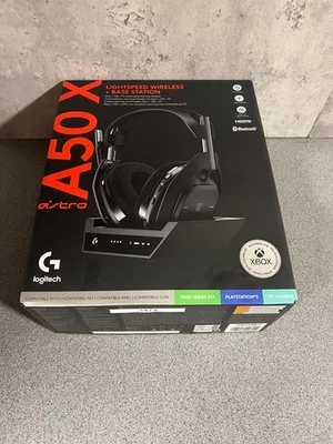 Logitech G Astro A50x Lightspeed Wireless Gaming Headset with Base Station Black - Image 1 of 3