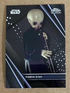 2023 TOPPS STAR WARS CHROME BLACK FIGRIN D’AN # 26 BASE CARD - Picture 1 of 2