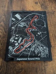 Suzuka Circuit 3D Miniature – Multi-Coloured Track Art & Gift - Bild 1 von 6