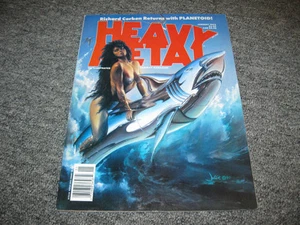Heavy Metal Magazine January 1992 Vol.15 No.6 BRAND NEW Corben Julie Bell - Picture 1 of 2