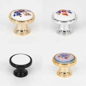 Zinc Alloy Retro Red Bronze Kitchen Cabinet Handle Drawer Wardrobe Knobs - Picture 1 of 24