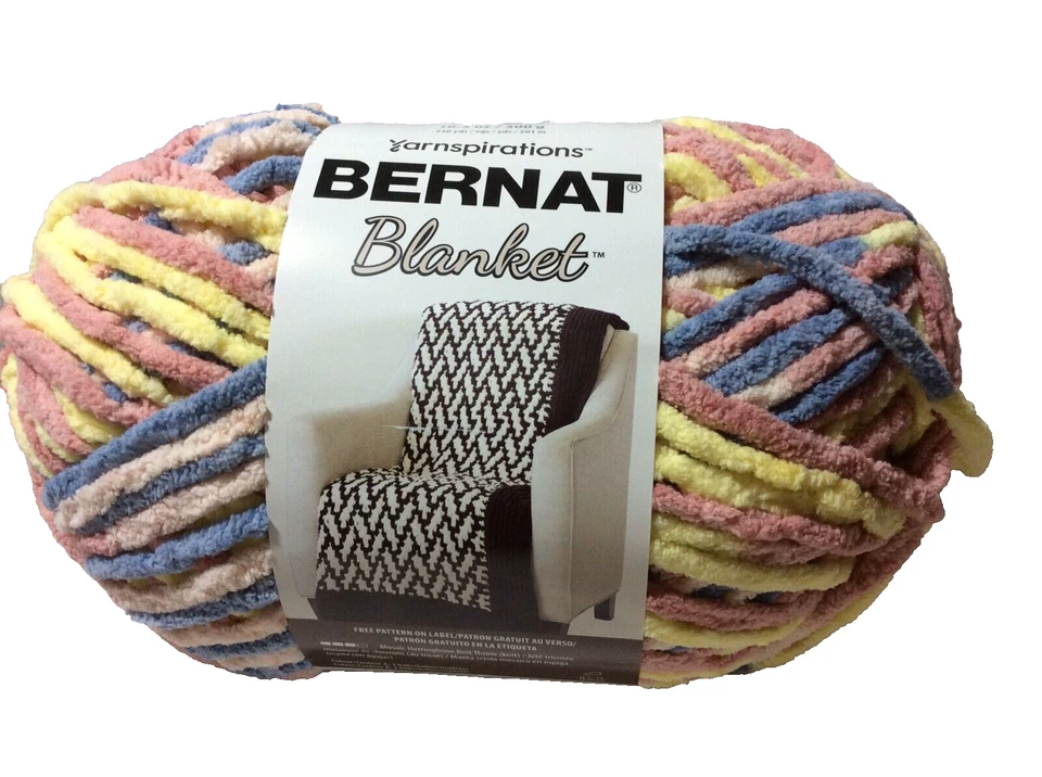 Bernat Blanket Yarn 10.5oz Pink “Lagoon” - Image 1 of 1