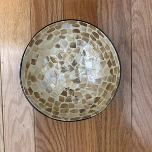 Coconut Shell Bowl Mosaic - Picture 1 of 4