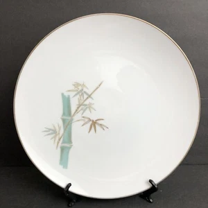 Plato de Cena Noritake Oriental Bambú 10.5" Patrón 6341 Borde Dorado - Imagen 1 de 6