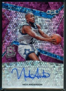 Nick Anderson Auto /25 Disco 2018-19 Panini Spectra Orlando Magic - Picture 1 of 2
