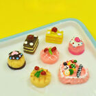 10PC Miniature Lot 1:12 Scale Dollhouse Dessert Fruit Pie Cake Food Bakery Decor