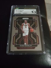 2021-22 Panini Prizm Basketball Evan Mobley Rookie Card RC CSG 9.5