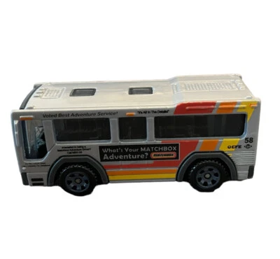 Matchbox Adventure City Bus CJK17 Diecast collectibles EUC - Image 1 of 4