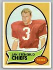 1970 Topps  RC #25 Jan Stenerud Kansas City Chiefs Football Card EX