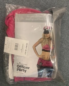 *Ann Summers Officer Flirty Police Pink Dress Up Outfit Party Rave CoOrd Size 12 - Picture 1 of 2