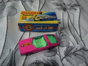 Matchbox Superfast No40 Vauxhall Guildsman in Pink in Original Box, Average Cond - Picture 1 of 7