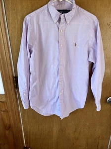 RALPH LAUREN Men's Size 15.5 32/33 Button Up Shirt Light Purple Classic Fit - Picture 1 of 5