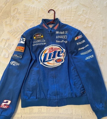 Chase Authentics for Women Miller Lite Jacket Size Large signed by Kurt Busch Cover