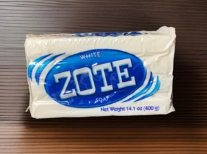 SAPONE ZOTE BIANCO 400 g/ 14,1 oz 1 barra per bucato sapone lavaggio vestiti detersivo - Foto 1 di 5
