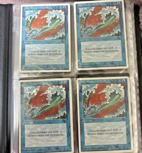 MTG Magic Blue Binder Retirement Lot – Includes Rhystic Study and More - Picture 1 of 20