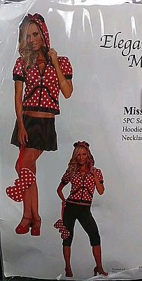 Disfraz de Miss Ratón - Momentos Elegantes - Para Mujer - Lunares Rojos - Ratón  Foto 1 de 4