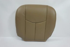 2003 2004 2005 2006 07 Chevy Silverado/ GMC Sierra Bottom Seat Cover leather TAN - Picture 1 of 12
