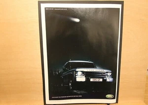 Original 2004 LAND ROVER DISCOVERY Magazin Reklame Rahmen-fertig Wandkunst Flat-Pack - Bild 1 von 1