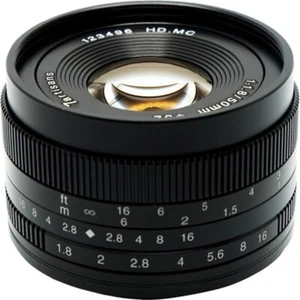 7artisans 50mm F1.8 APS-C Fixed Manual Focus Lens for Canon EF EOS Mount Camera - Picture 1 of 9