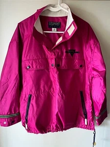 Vintage Esprit Neon Pink Windbreaker - Size S - Picture 1 of 9