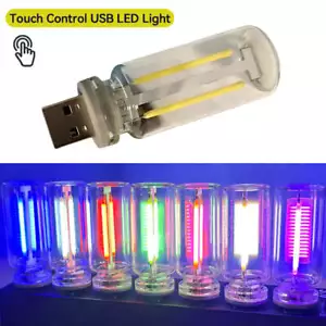 Touch Control Car USB LED Light Atmosphere Light Bulb Incandescent Lamp Bedroom - Picture 1 of 20