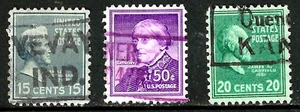 TOWN Cancels 15-50 Cent US 74E52 - Picture 1 of 1