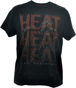 UNK Men's Miami Heat Black Pinpoint T-Shirt