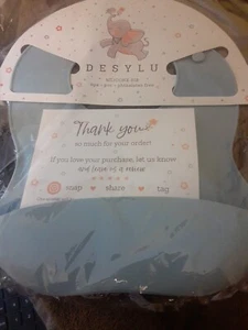 Desylu Silicone Baby Bib |Adjustable Fit Waterproof Bibs Easy Clean Eating - Picture 1 of 3