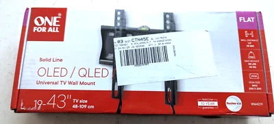 19-43 inch One for All WM 4221 Tilting TV Wall Bracket For Flat TV - Image 1 of 4