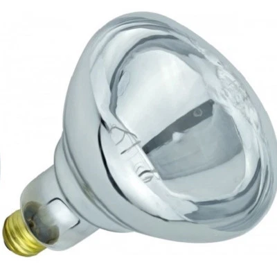 SYLVANIA 250-Watt BR40 Clear Infrared Heat Lamp - 120V - Rated for 5,000 Hours - Image 1 of 2