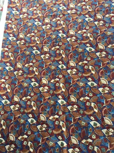 Hoffman Kimono Collection Small Fans Toss Cotton Fabric 1 Yard x 44" - Picture 1 of 2