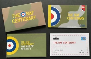 2018 GB RAF Centenary Limited Edition Prestige Booklet UM MNH - Bild 1 von 7