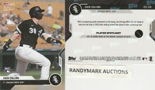 Zack Collins CHICAGO WHITE SOX 2020 TOPPS NOW ROAD TO OPENING DAY OD-89 551 RC