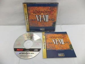 JUEGO JAPONÉS WIZARDRY VI & VII 6 7 COMPLETO SEGA SATURN SS JAPÓN - Imagen 1 de 2