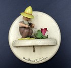 schöne Wandhalterung, Haken Erzgebirge Männchen mit Pfeife ( Wilthen )