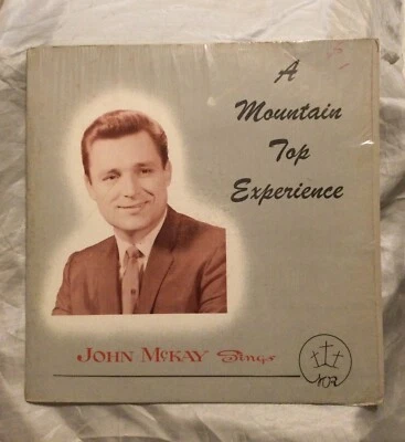 John McKay "A Mountain Top Experience" rare Gospel LP vinyl record album Foto 1 de 4