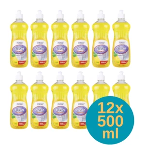 12x Spülmittel Spüli Geschirrreiniger Handspülmittel Küchenreiniger 500ml lemon - Bild 1 von 4