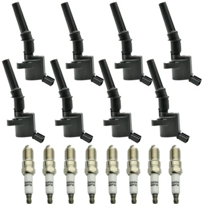 For Ford F150 4.6L DG508 8X Ignition Coils and SP479 Iridium Spark Plugs Packs - Image 1 of 4