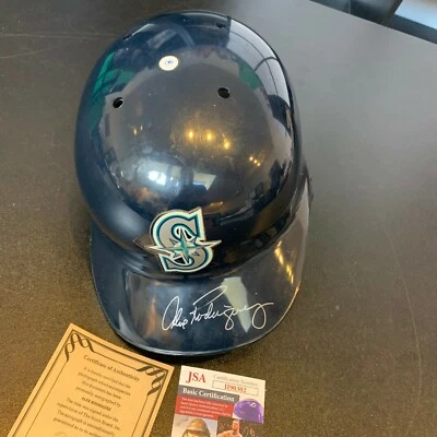 Alex Rodriguez Rookie Era Signed Seattle Mariners Game Model Helmet JSA COA - Image 1 of 4