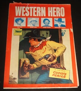 HÉROE OCCIDENTAL #6 AUSTRALIANO 1950 CÓMIC HOPALONG CASSIDY GABBY HAYES TOM MIX MONTE - Imagen 1 de 4