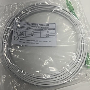 10m LC-SC OM3 Aqua 3mm duplex Fibre Optic patch cord cable - Afbeelding 1 van 6