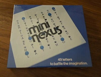 Mini Nexus: 1960s Argyle House Word Board Game, NIB Vintage Sealed Box - Image 1 of 4