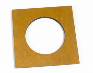 4 11/16 x 4 11/16 inch (120x120mm) Lens Board with a 76mm Opening - Picture 1 of 2