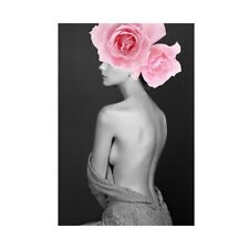 24*36" Floral Girl Posters Wall Hanging Pictures Canvas Paintings Prints PB13