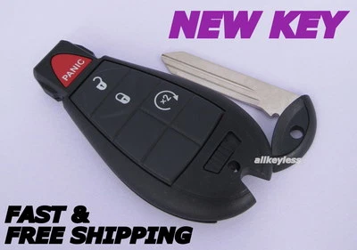 NEW OEM JEEP CHEROKEE 2014-23 keyless entry remote fobik w/remote start GQ4-53T - Image 1 of 3